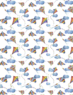 Fabric roller blind Colorful kites