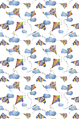 Fabric roller blind Colorful kites