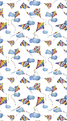 Fabric roller blind Colorful kites