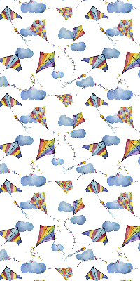 Fabric roller blind Colorful kites