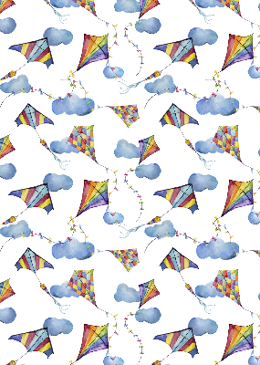 Fabric roller blind Colorful kites