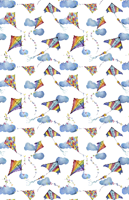 Fabric roller blind Colorful kites