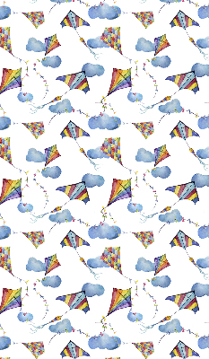 Fabric roller blind Colorful kites