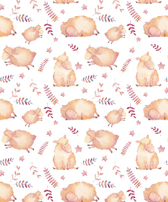 Fabric roller blind Sheep among the stars