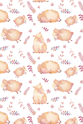 Fabric roller blind Sheep among the stars