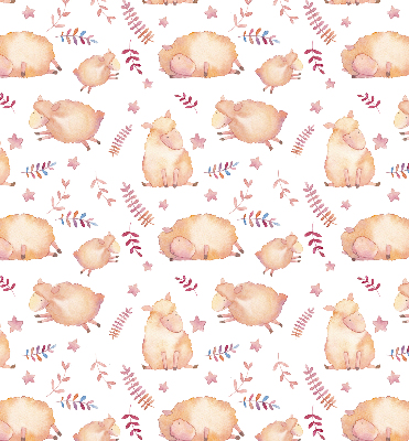 Fabric roller blind Sheep among the stars