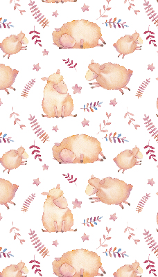 Fabric roller blind Sheep among the stars