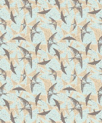 Roller blind for large window Swallows
