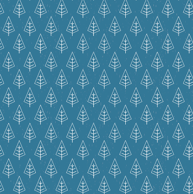 Modern roller blind Trees in the rain