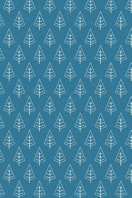 Modern roller blind trees in the rain print