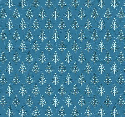 Modern roller blind Trees in the rain