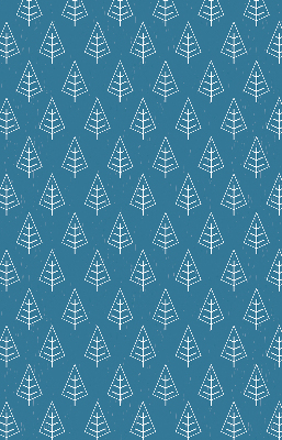 Modern roller blind Trees in the rain