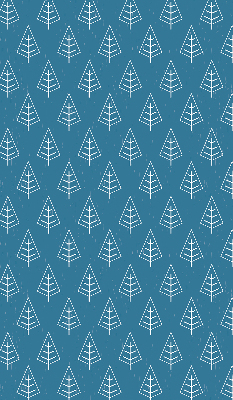 Modern roller blind Trees in the rain