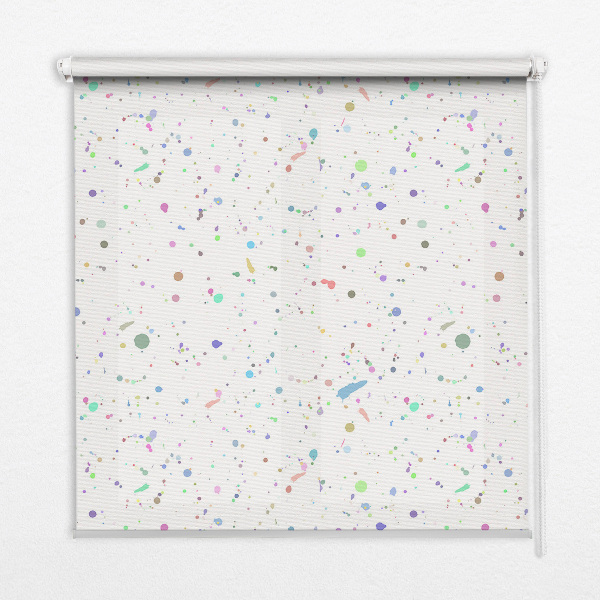 Modern roller blind Paint stains