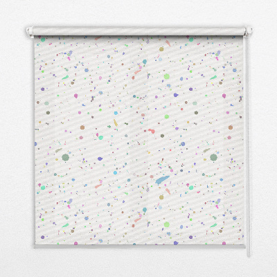 Modern roller blind Paint stains