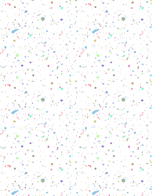 Modern roller blind Paint stains