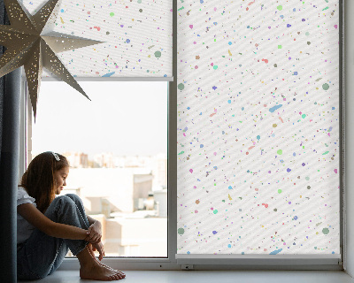 Modern roller blind Paint stains