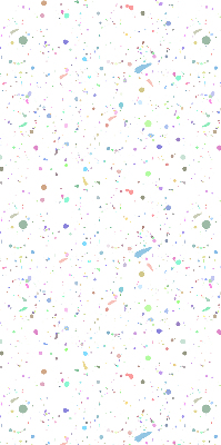 Modern roller blind Paint stains