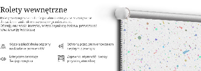 Modern roller blind Paint stains