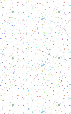 Modern roller blind Paint stains