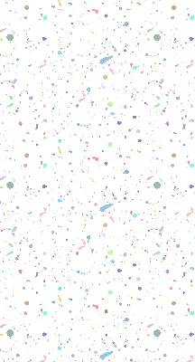 Modern roller blind with a paint stains pattern