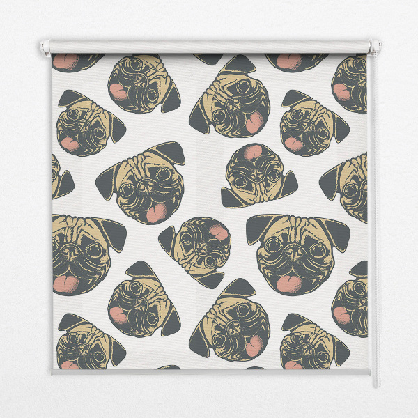 Roller blind for large window Bulldogs