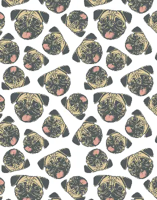 Roller blind for large window bulldogs pattern