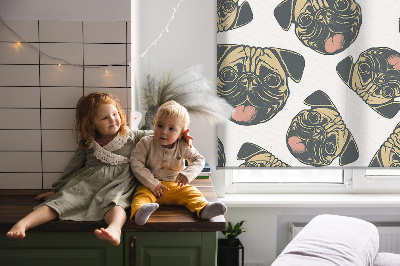 Roller blind for large window Bulldogs