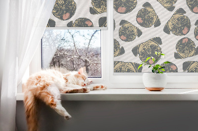 Roller blind for large window Bulldogs