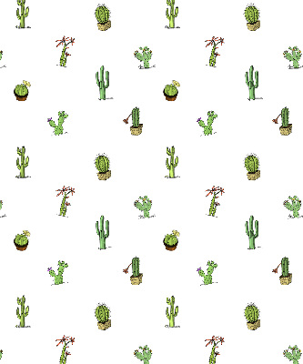 Roller blind for large window Cacti