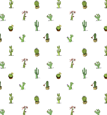 Roller blind for large window Cacti