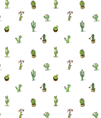 Roller blind for large window Cacti