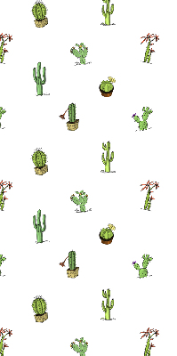 Roller blind for large window Cacti