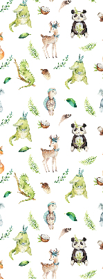 Roller blind for large window Animals and plants