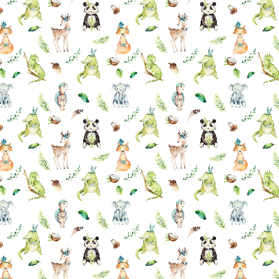 Roller blind for large window Animals and plants
