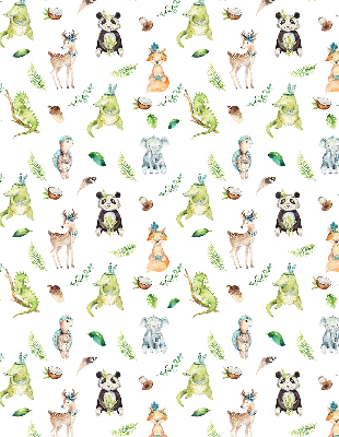 Roller blind for large window Animals and plants