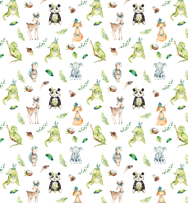 Roller blind for large window Animals and plants