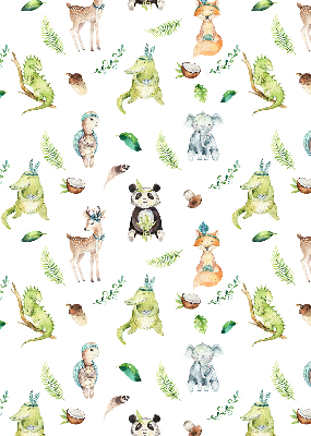 Roller blind for large window Animals and plants
