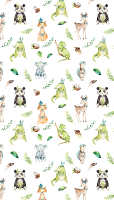 Roller blind for large window Animals and plants