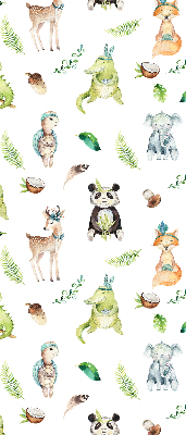 Roller blind for large window Animals and plants