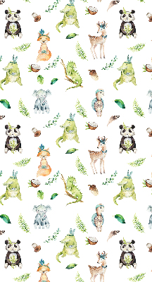 Roller blind for large window Animals and plants