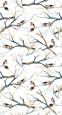 Fabric roller blind Birds on a tree