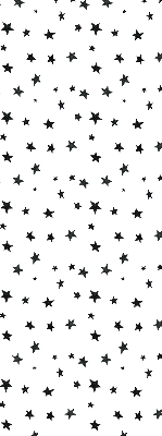 Modern roller blind stars pattern