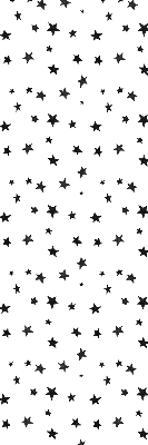 Modern roller blind stars pattern