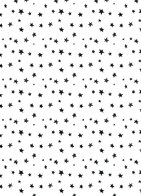 Modern roller blind stars pattern