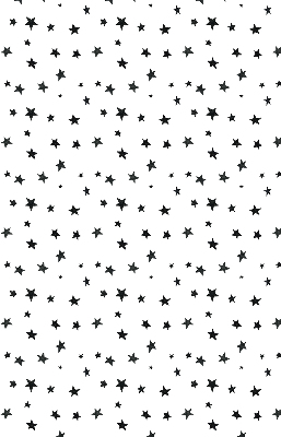 Modern roller blind stars pattern