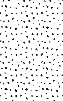 Modern roller blind stars pattern