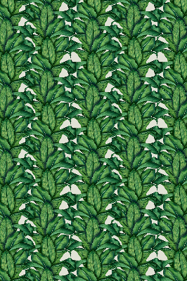 Fabric roller blind Green leaves