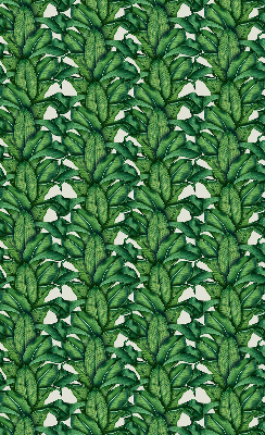 Fabric roller blind Green leaves
