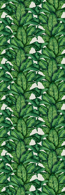 Fabric roller blind Green leaves